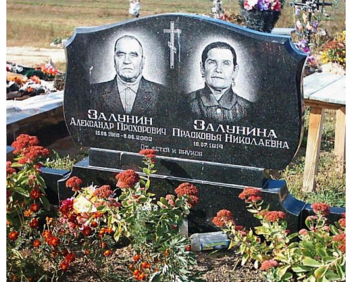 Стандартный недорогой семейный памятник sp1595